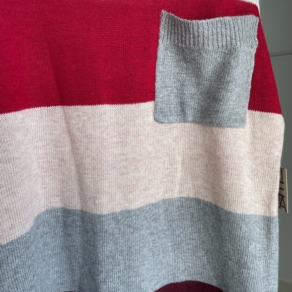 Active USA striped knit sweater NWT large - Picture 7 of 7